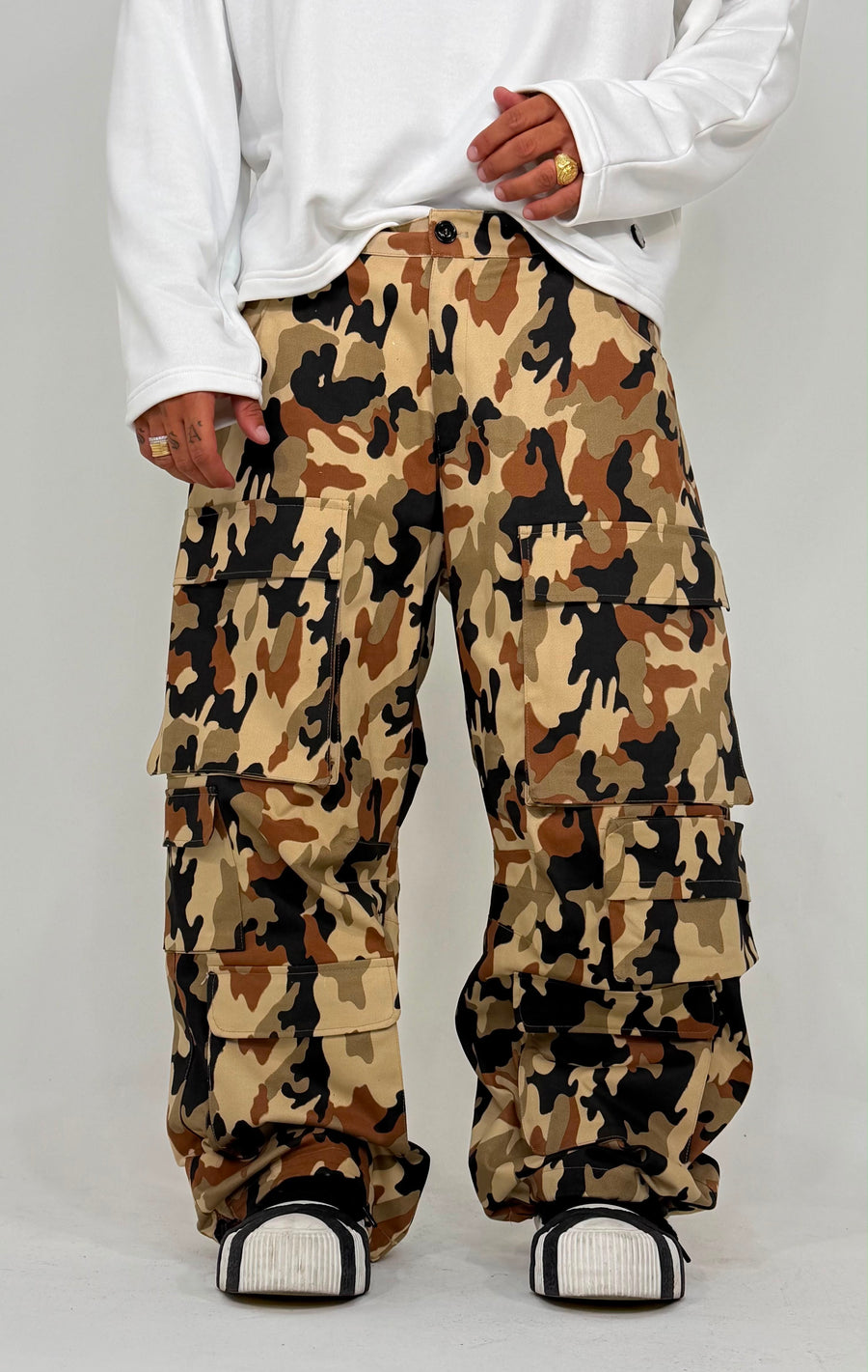PANTALONE CARGO CAMOUFLAGE