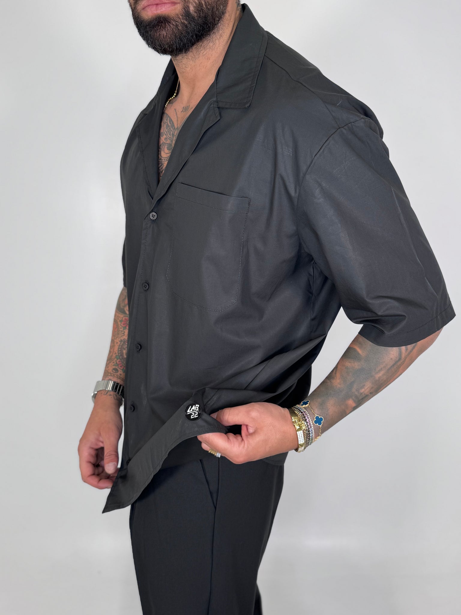 CAMICIA SHANGHAI LAB22 NERA