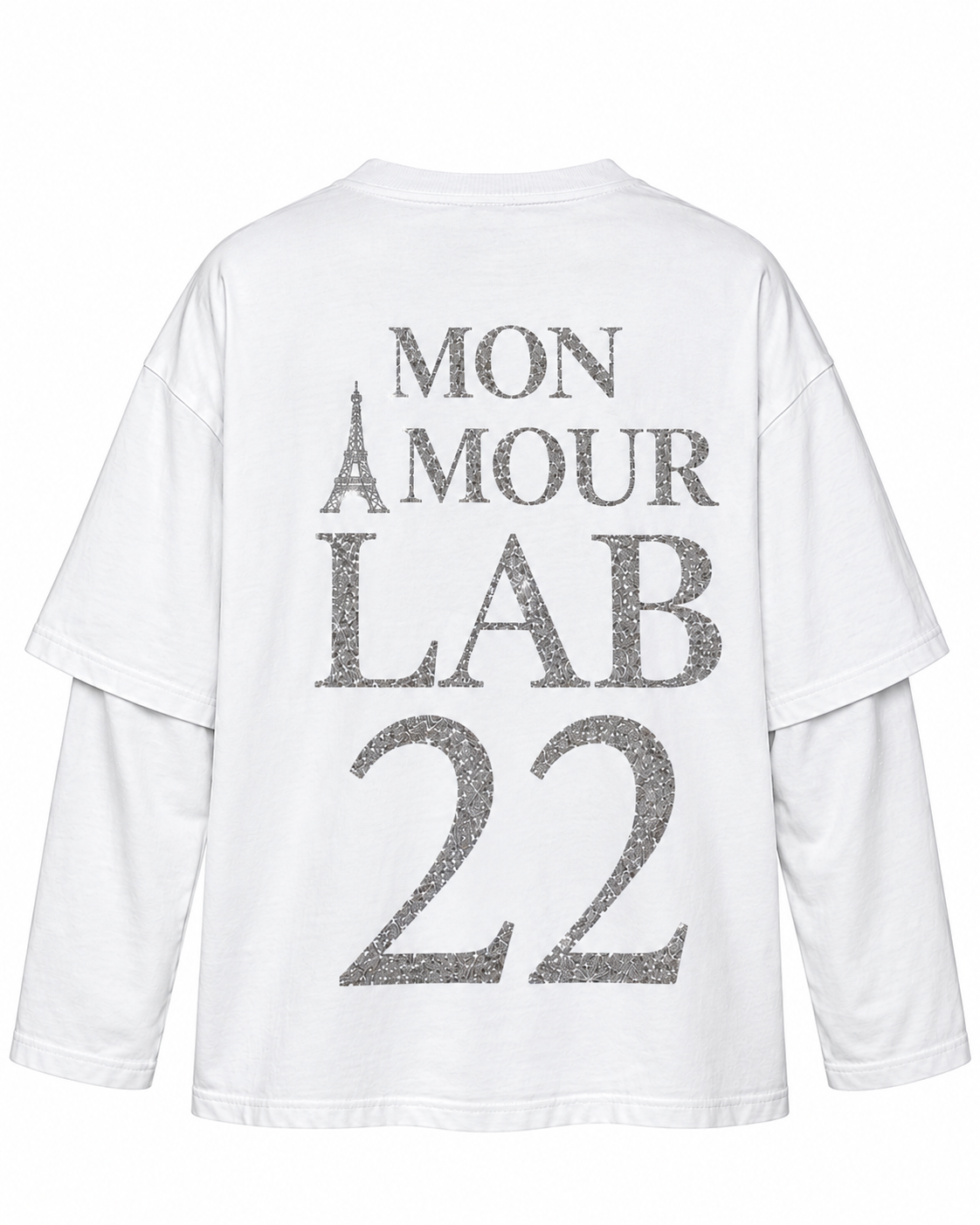 T-SHIRT PARIS OVERSIZE DOPPIA MANICA