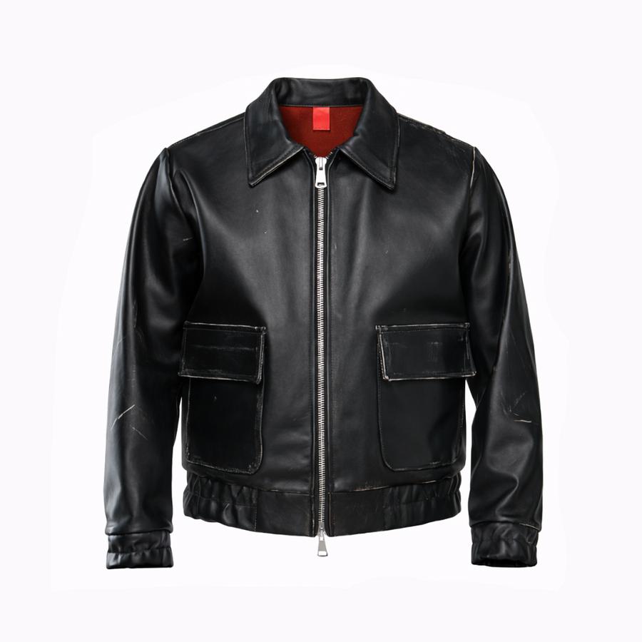 BLAZER COLLO CAMICIA EFFETTO CONSUMATO - lab22shop