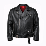 CHIODO IN PELLE NAPPA NERO OVERSIZE CON LACCI - lab22shop