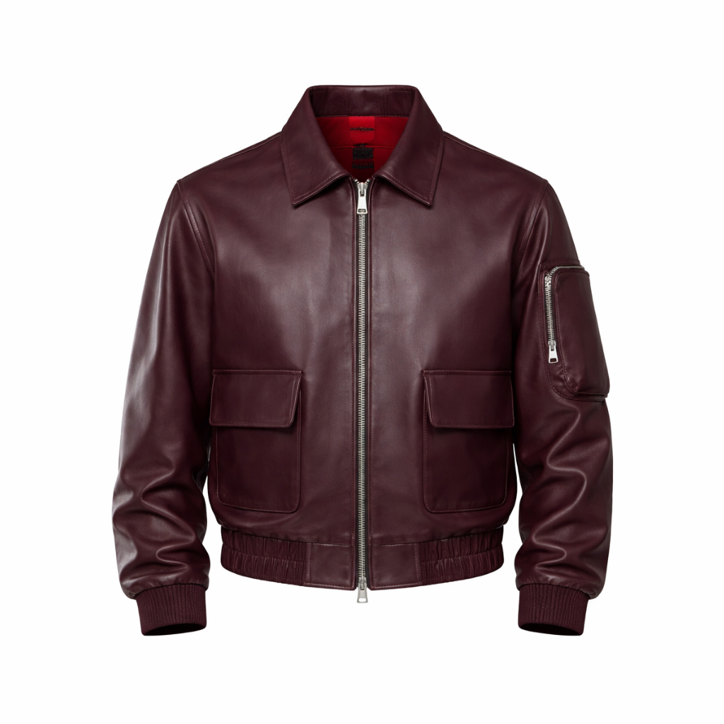 BOMBER COLLO CAMICIA TASCONI PRUGNA - lab22shop