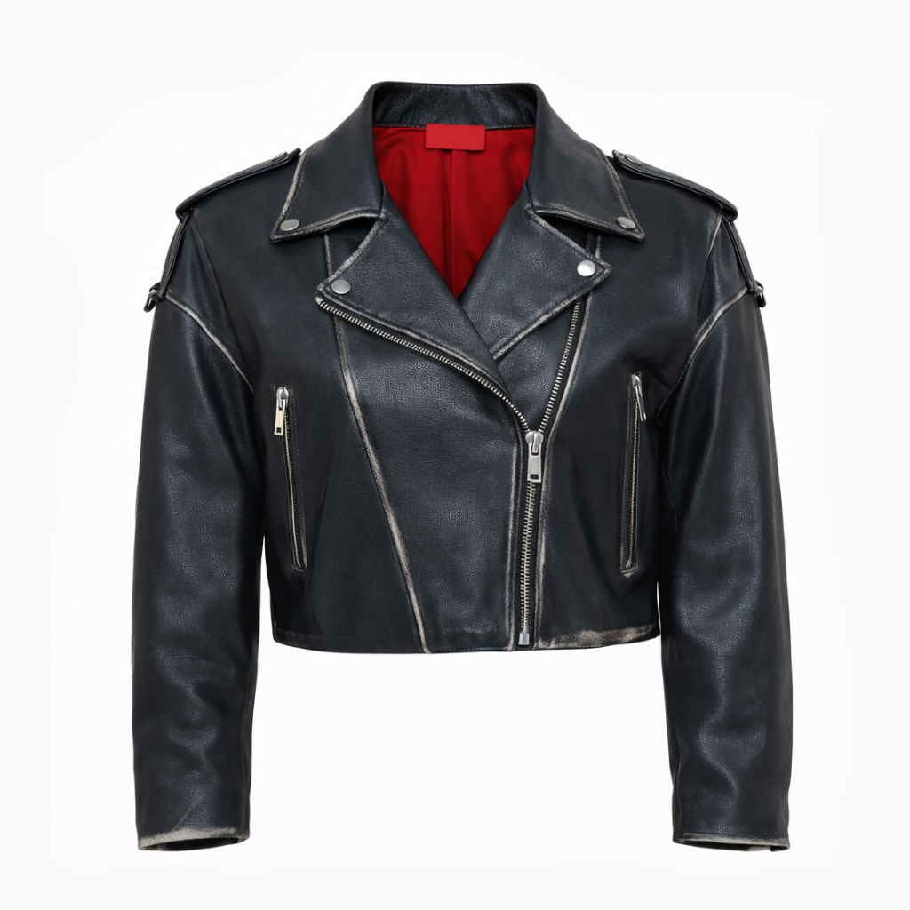 CHIODO IN PELLE LONDON LACCETTI EFFETTO VINTAGE - lab22shop