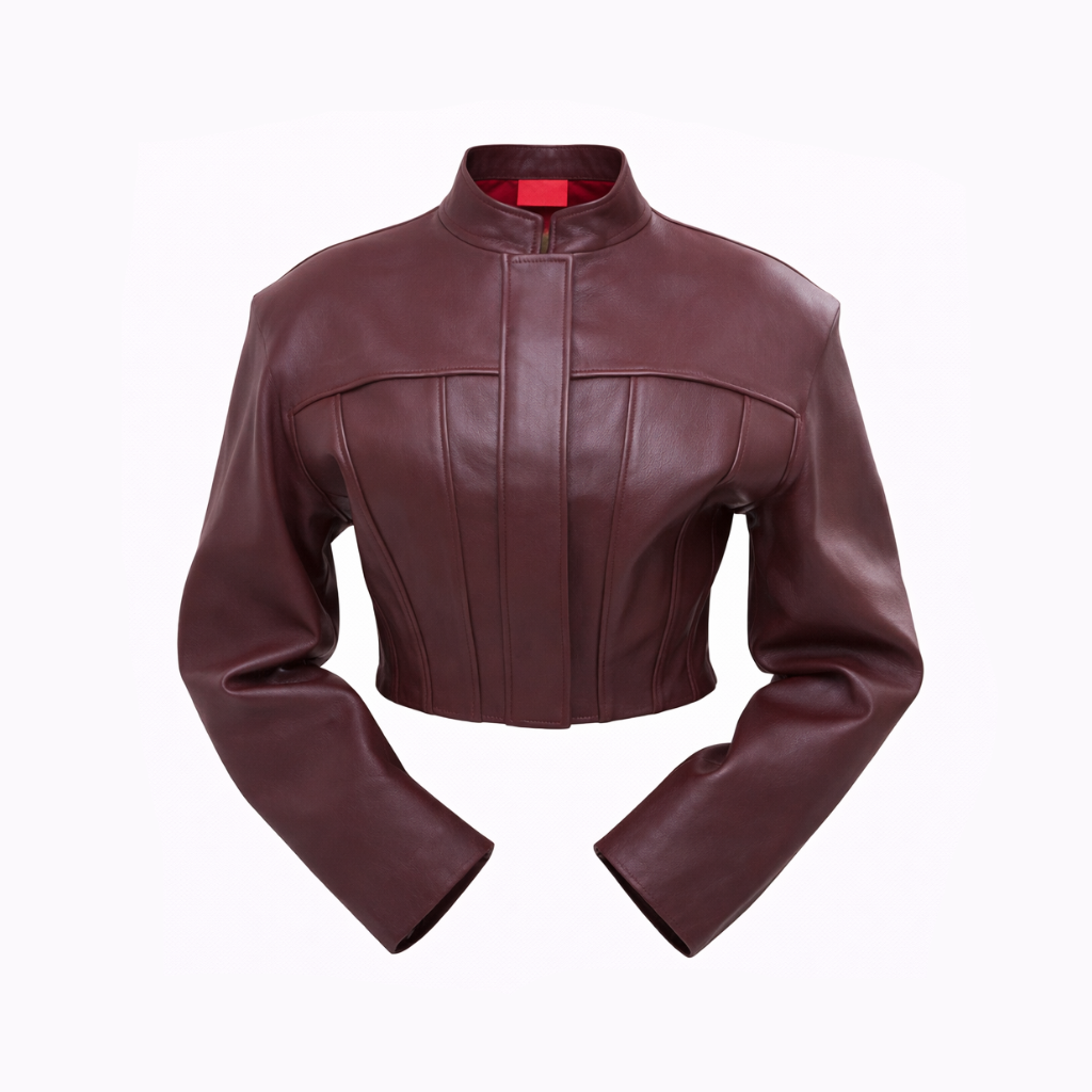 BLAZER TOP SPALLINA BORDEAUX - lab22shop
