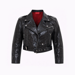 CHIODO CROPPED SPALLINA PITONATO - lab22shop