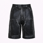 BERMUDA CARPENTER IN PELLE - lab22shop