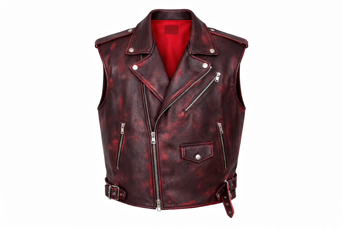GILET BIKER VINTAGE