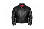 BLACK CROCODILE JACKET - lab22shop