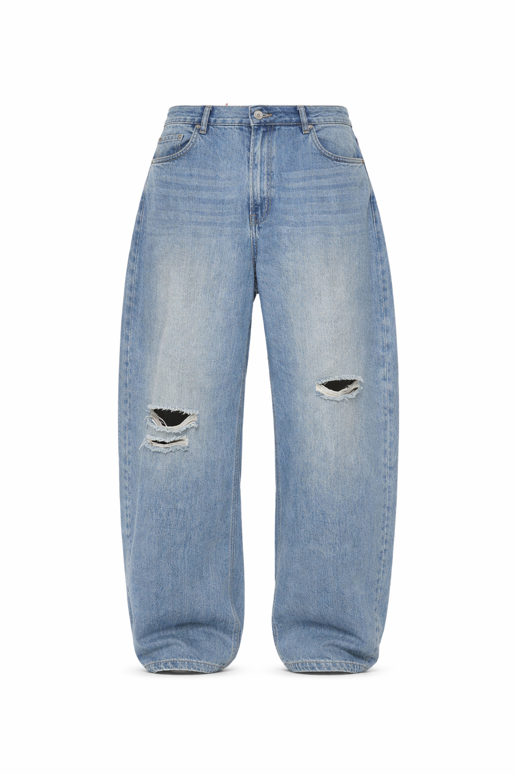 JEANS BAGGY RIPPED WASH - lab22shop