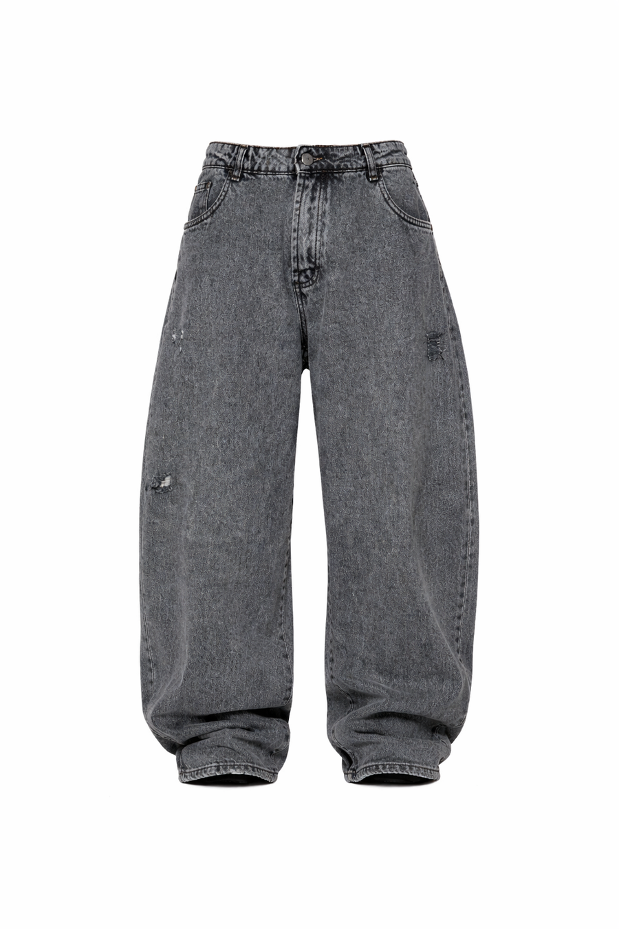 JEANS BALLOON GREY WASHED