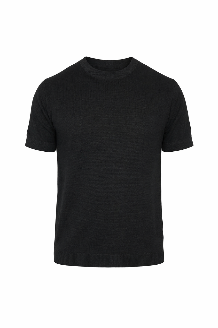 BLACK BASIC TEE - lab22shop