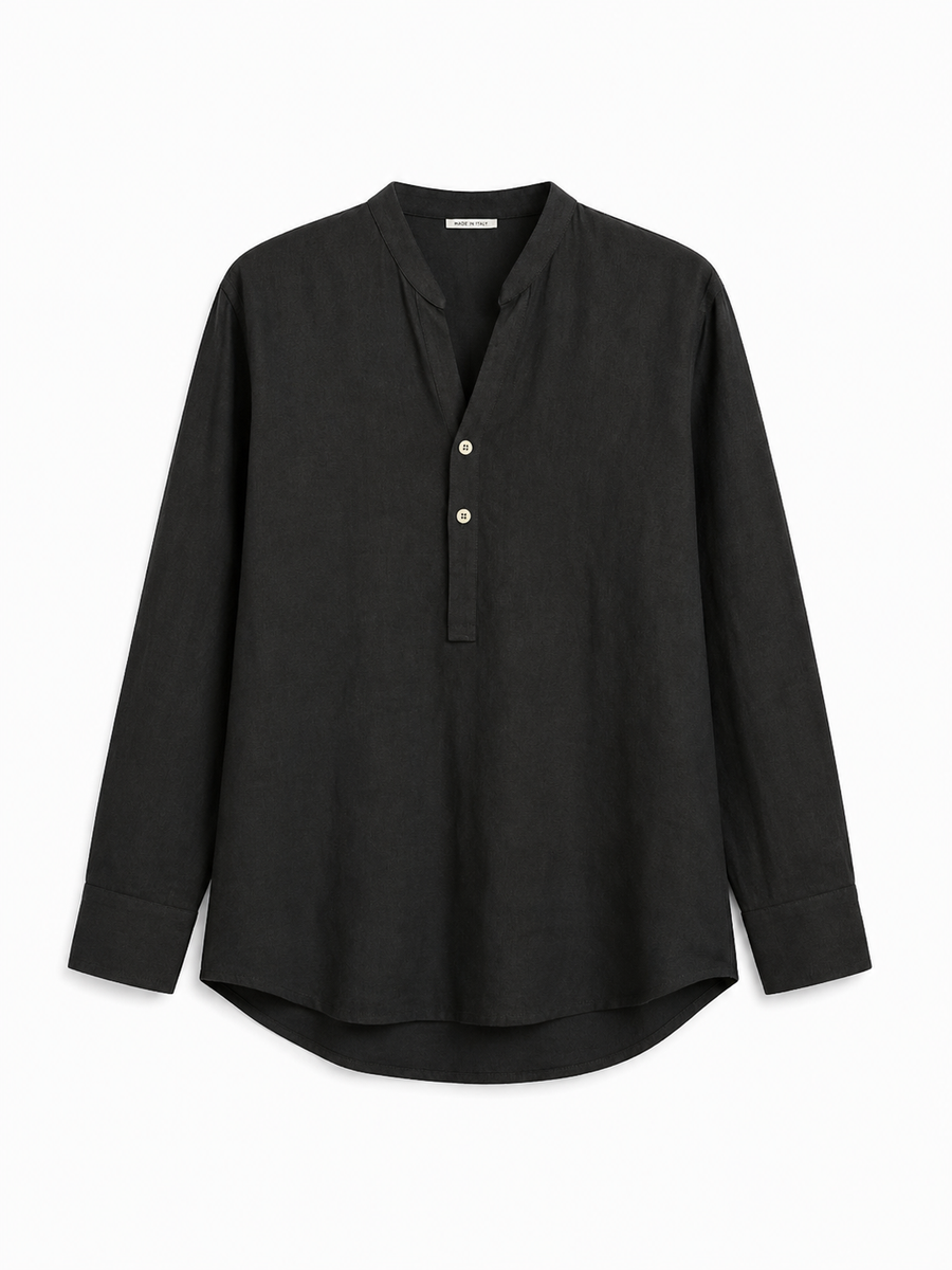 CAMICIA COREANA IN LINO