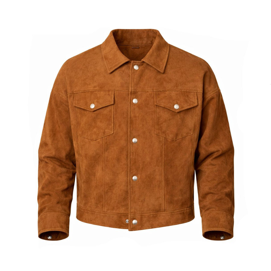 GIACCA IN PELLE SCAMOSCIATA