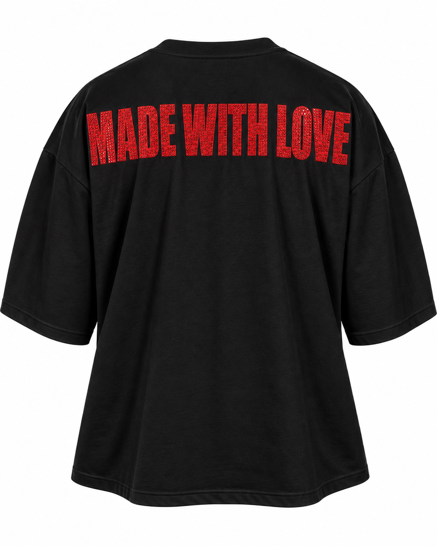 T-SHIRT DIVINE CON STRASS