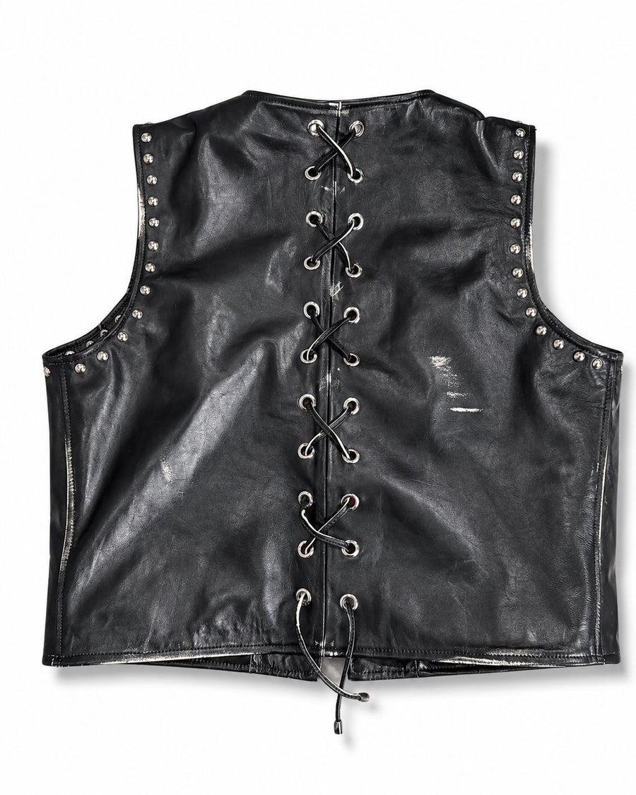 GILET ALAMARI EFFETTO VINTAGE - lab22shop