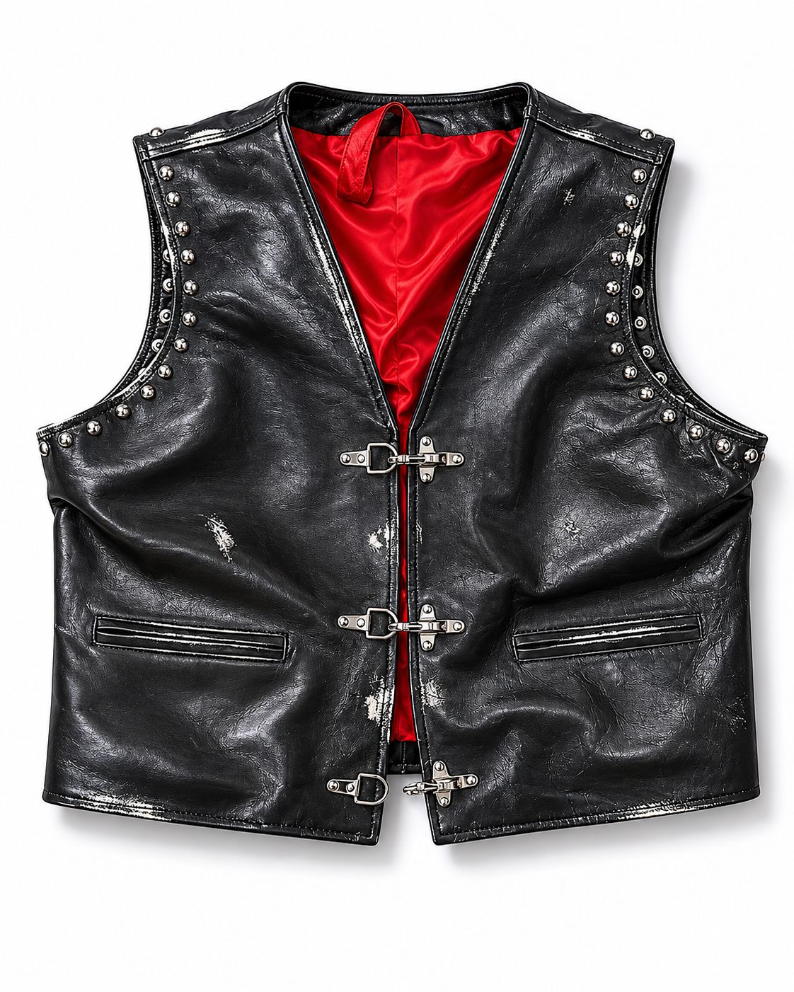 GILET ALAMARI EFFETTO VINTAGE - lab22shop