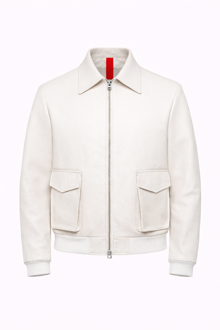 BLAZER COLLO CAMICIA CON TASCONI PELLE LAVATA - lab22shop
