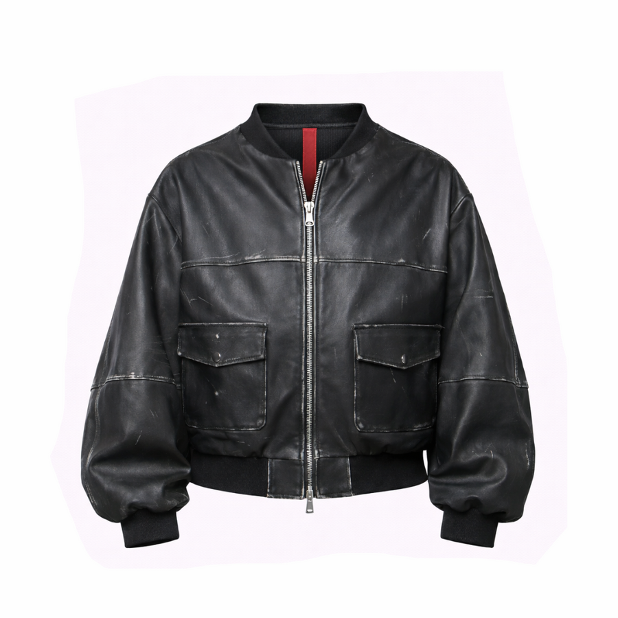 COLLEGE VINTAGE OVERSIZE CON MANICA A CAMPANA - lab22shop