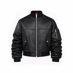 COLLEGE OVERSIZE CON MANICA ARRICCIO E COLLO ALTO - lab22shop