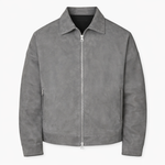 JACKET SCAMOSCIATO CON COLLO CAMICIA - lab22shop