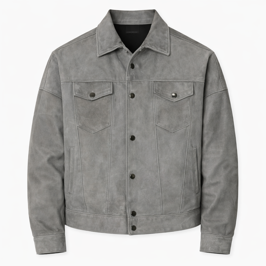 GIACCA IN PELLE SCAMOSCIATA - lab22shop