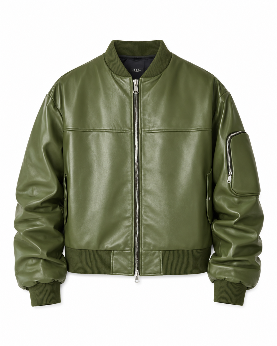 COLLEGE OVERSIZE CON MANICA ARRICCIO VERDE - lab22shop