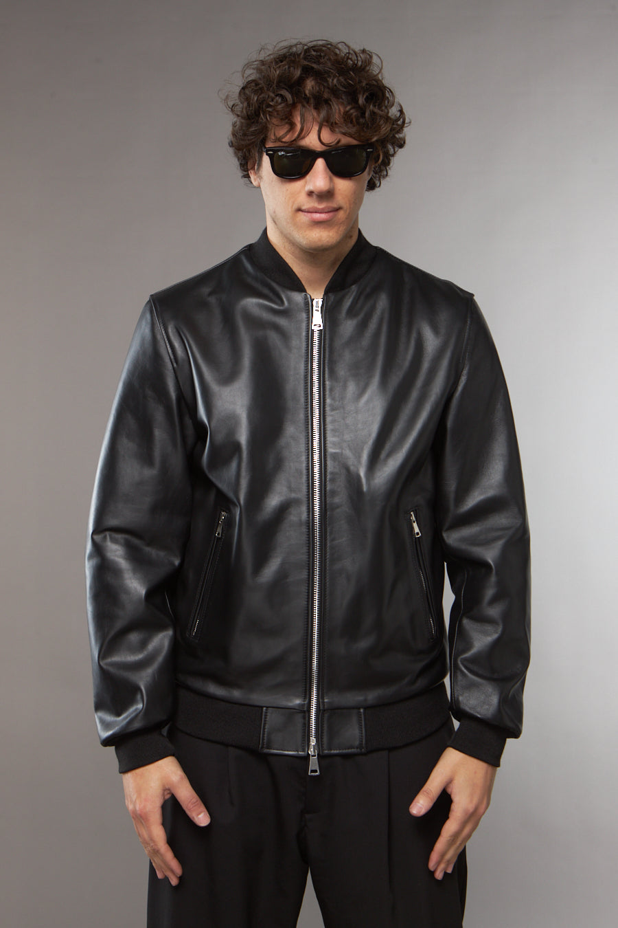 COLLEGE NAPPA NERO - lab22shop