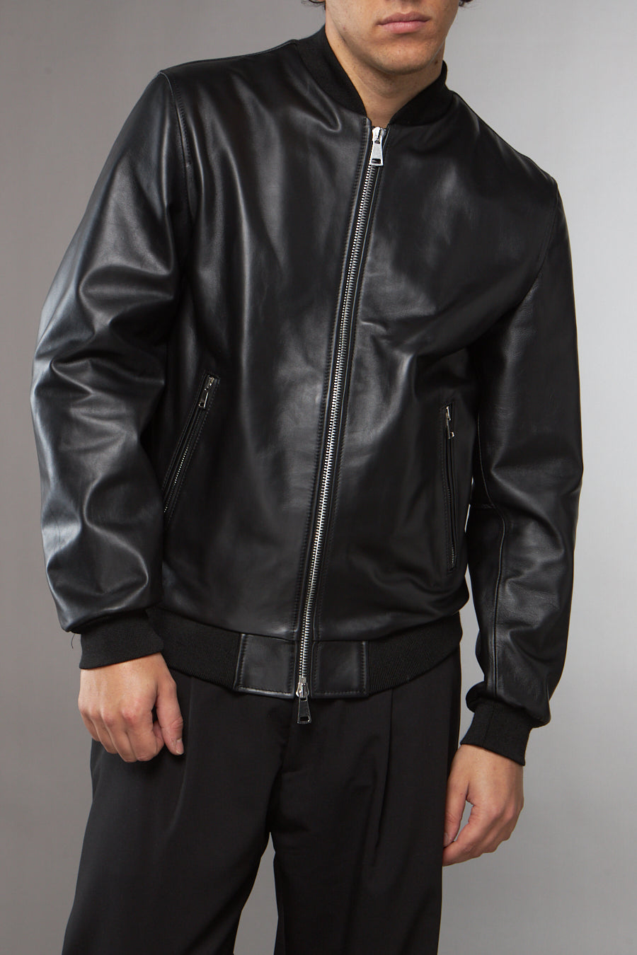 COLLEGE NAPPA NERO - lab22shop