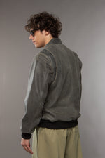 BLAZER COLLO CAMICIA GRIGIO - lab22shop