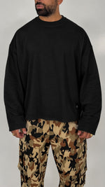 T-SHIRT OVERSIZE MANICHE LUNGHE - lab22shop