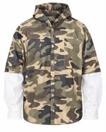 CAMICIA CAMOUFLAGE DOPPIA MANICA