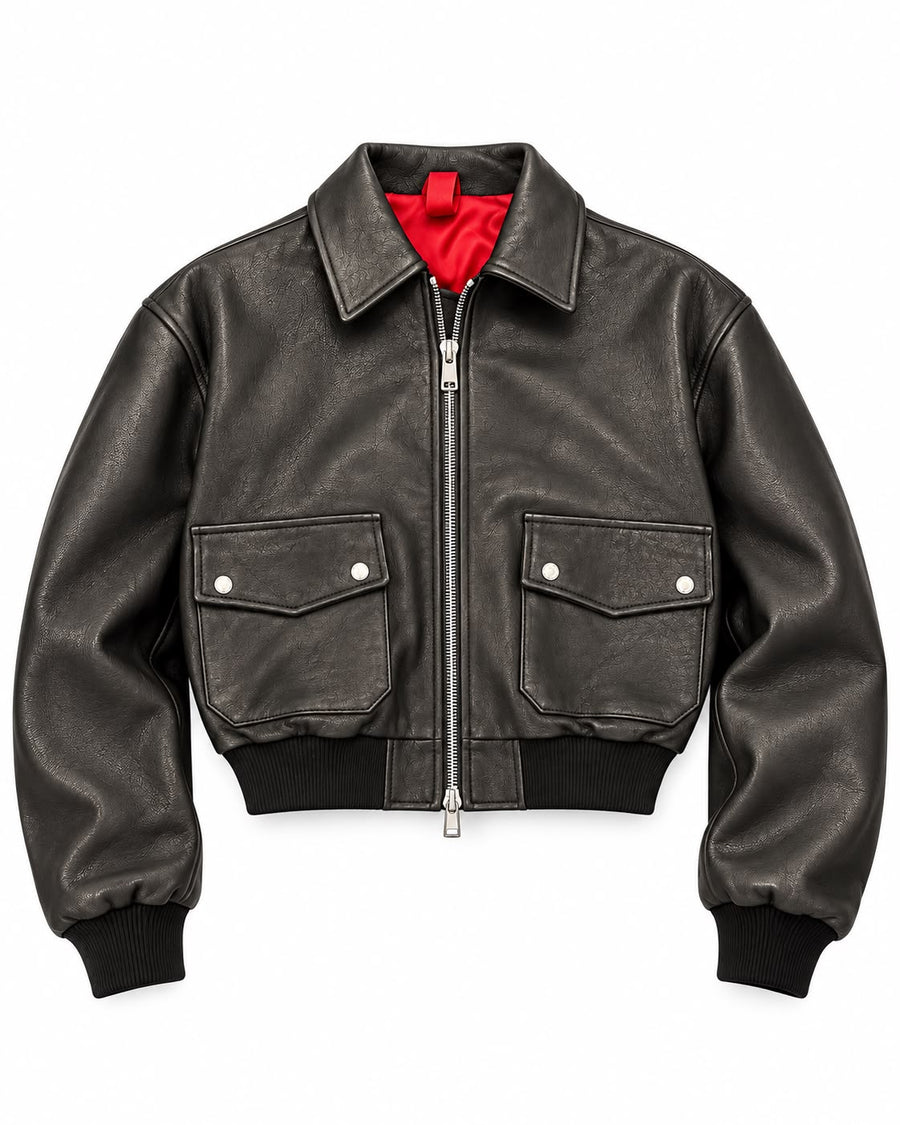 BLAZER SCHOTT EFFETTO SLAVATO