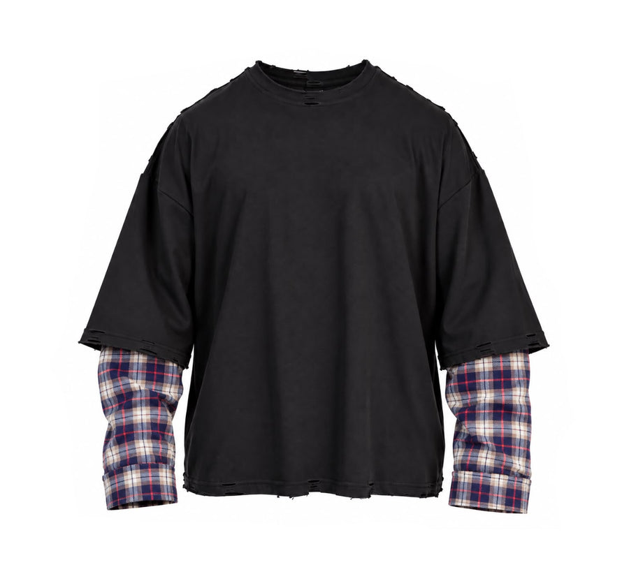 T-SHIRT OVERSIZE DOPPIA MANICA