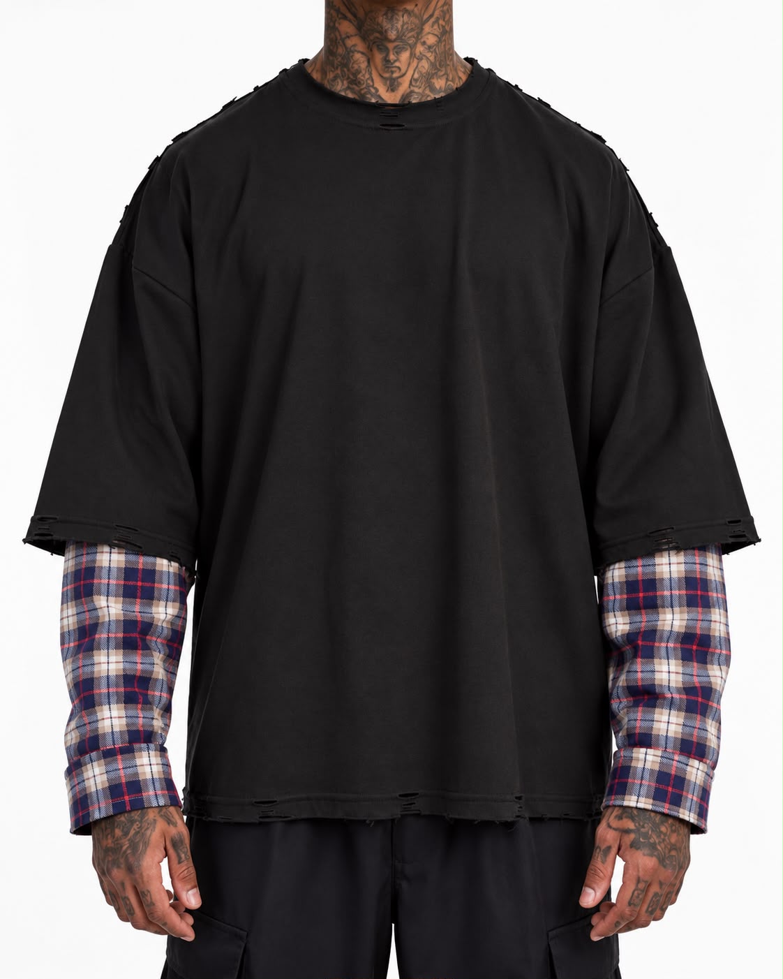 T-SHIRT OVERSIZE DOPPIA MANICA