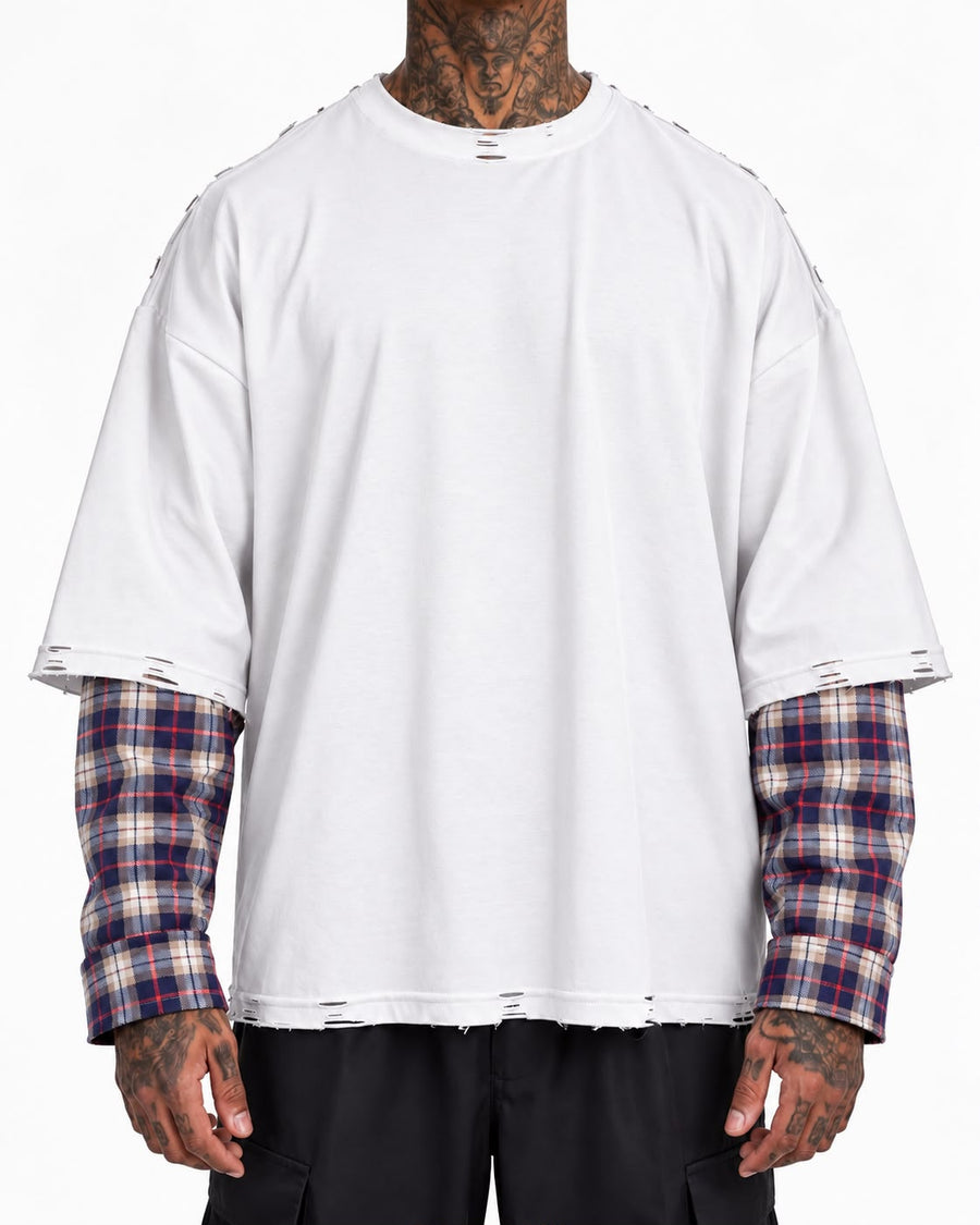T-SHIRT OVERSIZE DOPPIA MANICA