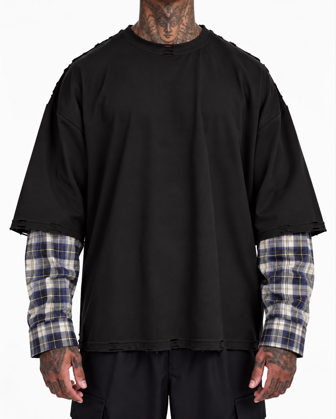 T-SHIRT OVERSIZE DOPPIA MANICA