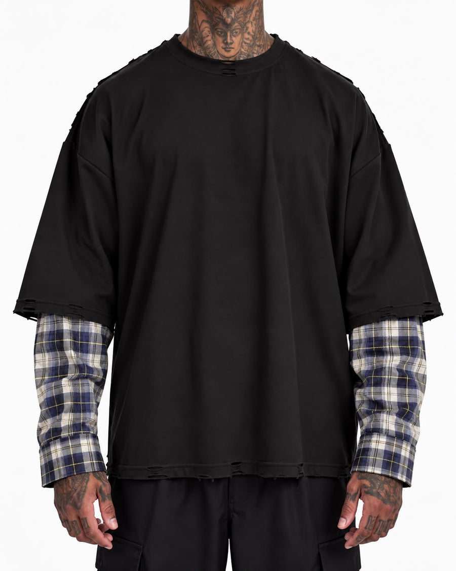 T-SHIRT OVERSIZE DOPPIA MANICA
