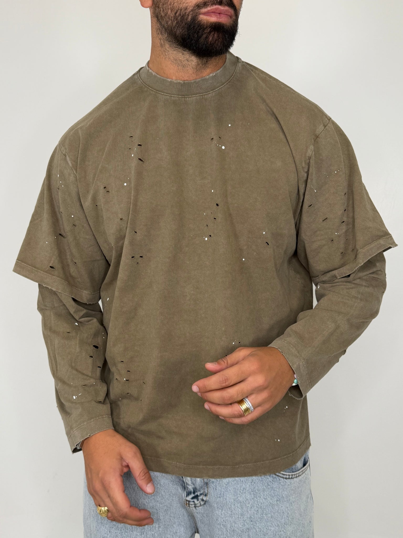Long Sleeve Paint Dot