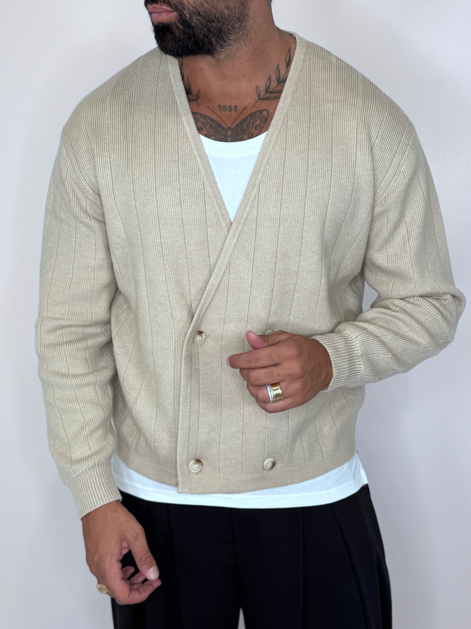 Cardigan Crop fit