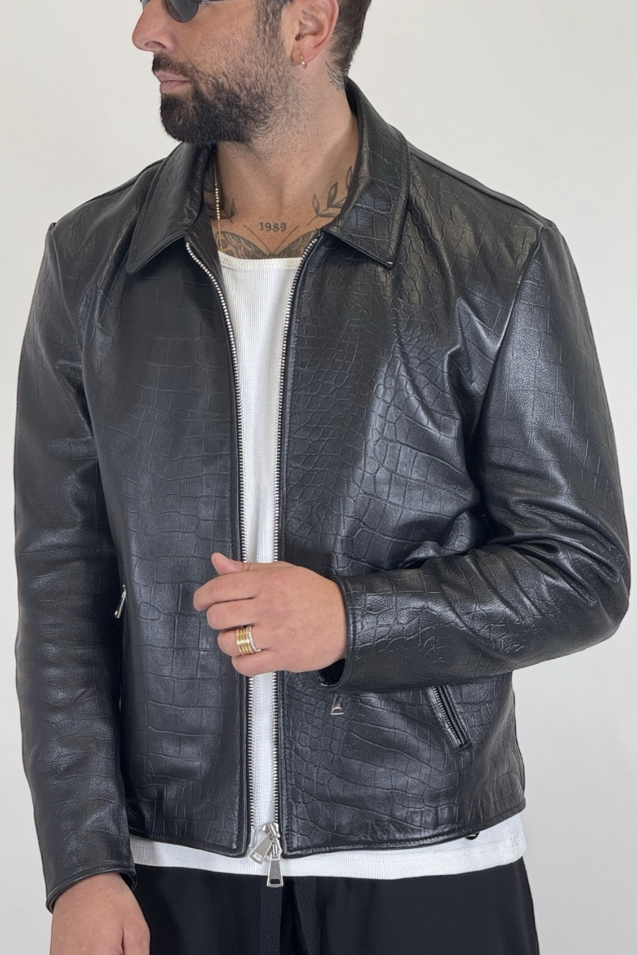 BLAZER STAMPA COCCO