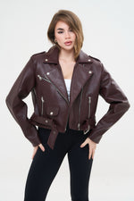 CHIODO CROPPED SPALLINA BORDEAUX - lab22shop