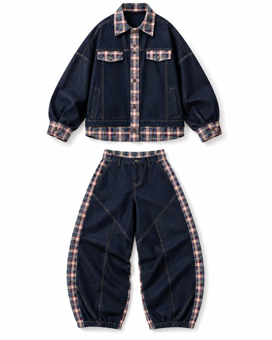 COORDINATO DENIM CONTRAST