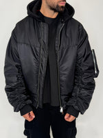 Bomber con manica a riccio - lab22shop